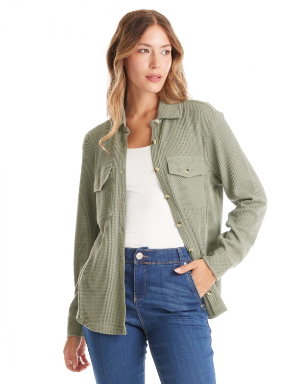 Sobrecamisa Texturada VERDE