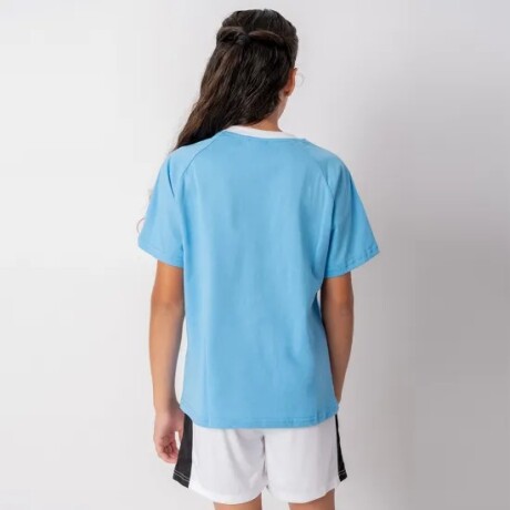 CAMISETA DE NIÑO SOL UY CELESTE CE-SOLUYN-18 TALLE 6 CELESTE