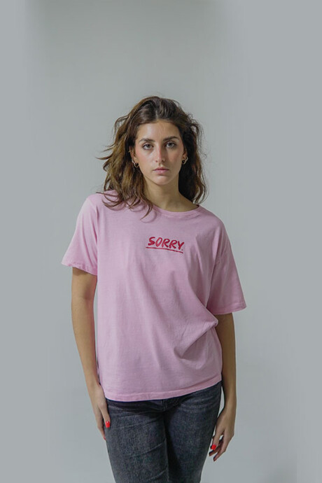 Remera Pulau Sorry Rosado