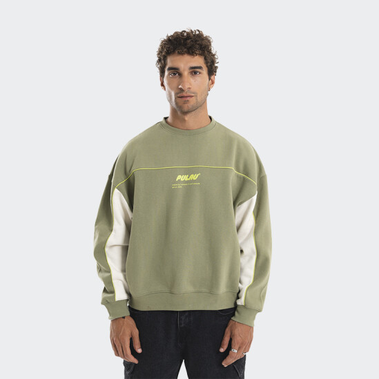 Buzo Pulau Crewneck Verde