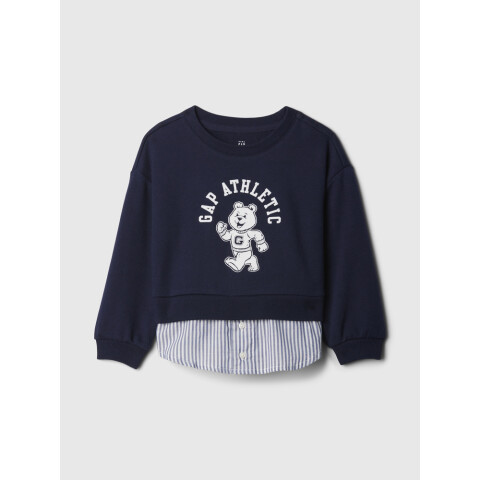 IE K2W SHIRT MIX CREW NAVY UNIFORM