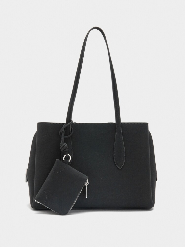 Bolso Para Portátil 13" Textura Suave negro