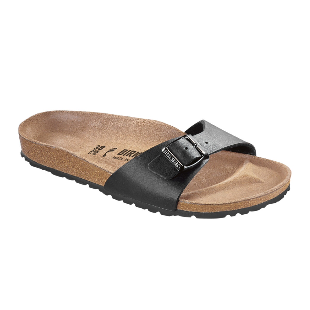 Sandalia Madrid Birko-Flor - Estecha - Negro 