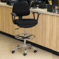 Silla alta de cajero Negro