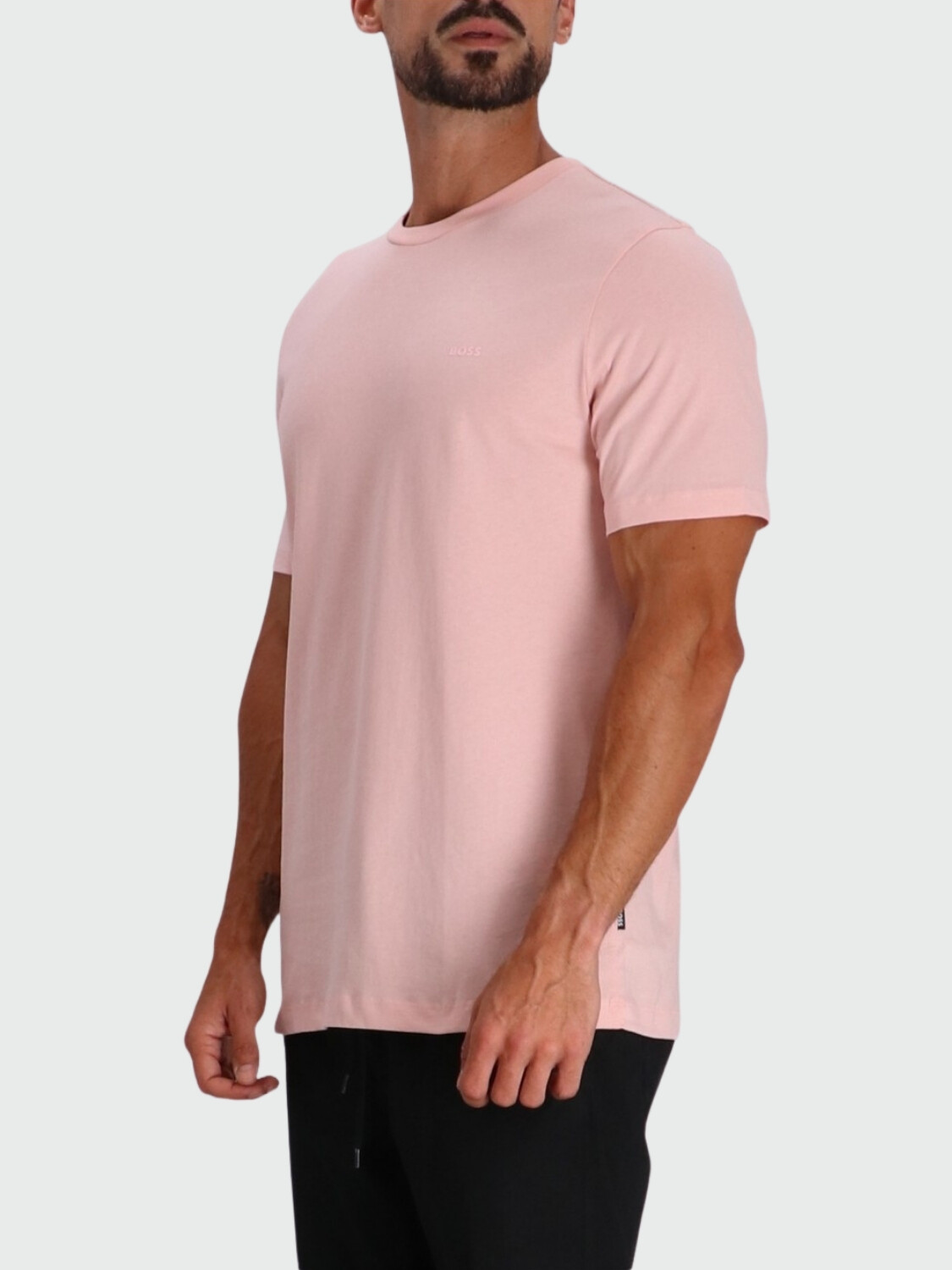 BOSS - Remera de Punto con Logo Alta Automática