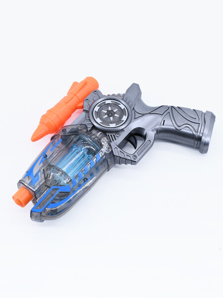 PISTOLA SPACE CON LUCES GRIS