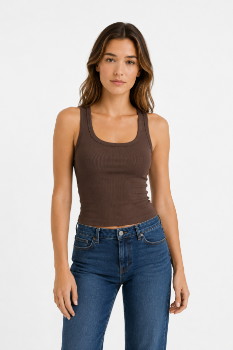 Musculosa Malisa Taupe / Mink / Vison