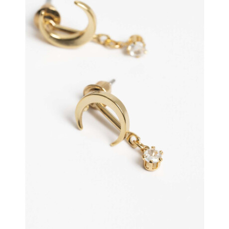 Aros Pasantes Mystic De La Línea Delicates Dorado