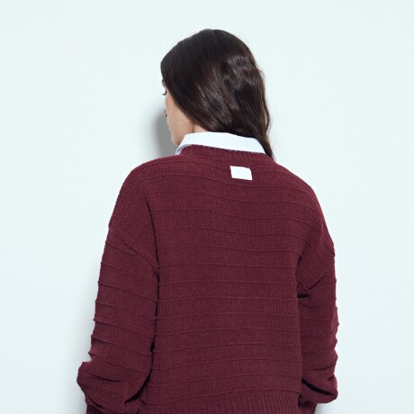 SWEATER RODO Bordó Merlot