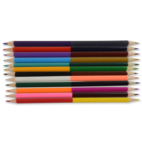 LAPICES DE COLORES X12 DOBLE COLOR 13660 LAPICES DE COLORES X12 DOBLE COLOR 13660