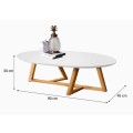 MESA DE CENTRO CLASSIC - BLANCO/MIEL MESA DE CENTRO CLASSIC - BLANCO/MIEL