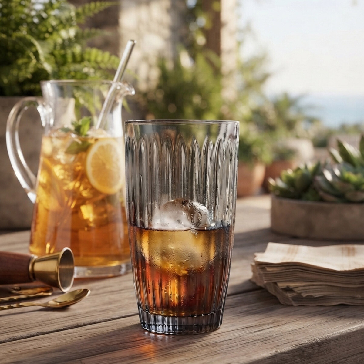 Vaso Lapidado 400 ml - GRIS OSCURO 