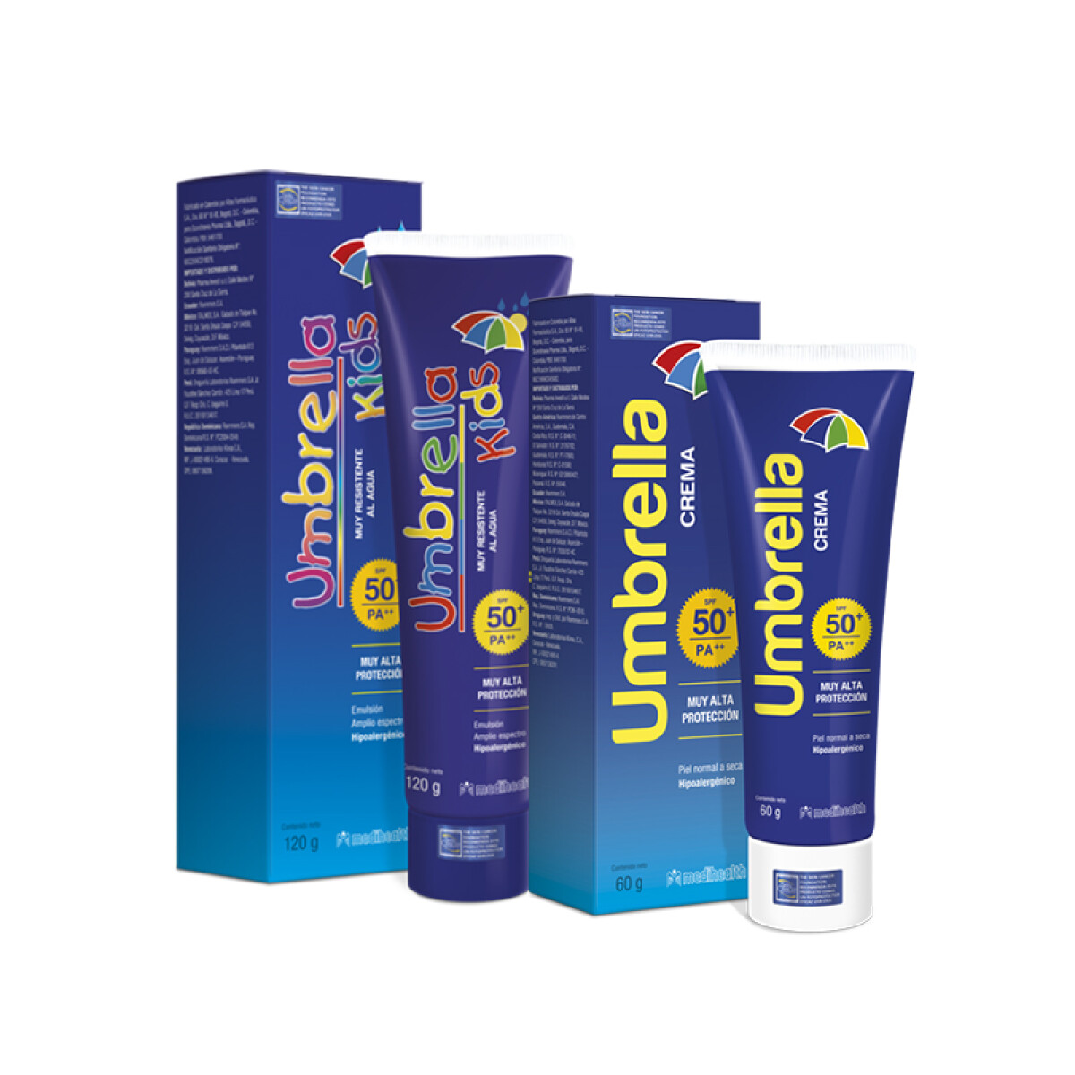 Pack solar Umbrella - Kids SPF50+ 120g + 60 g 