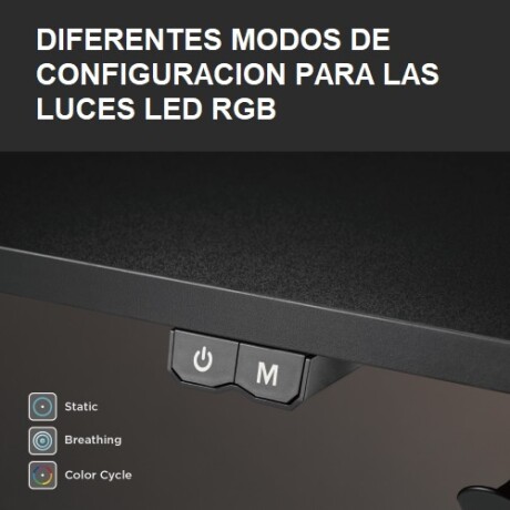 Escritorio Gamer Rgb Brateck con Espejos 001