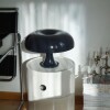 Lampara Retro Mushroom con USB Negra