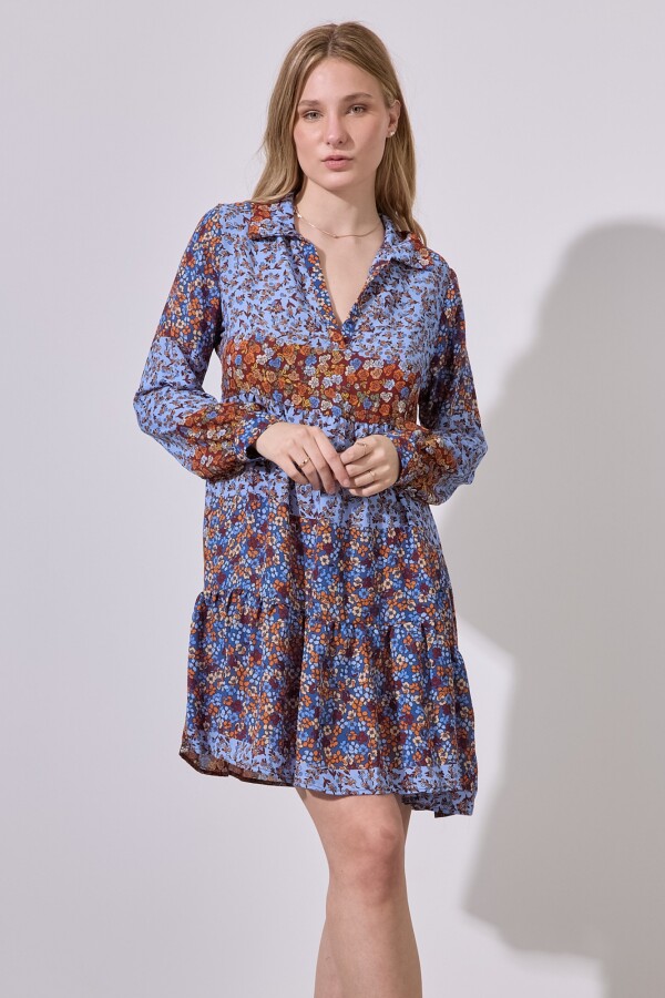 Vestido Flowers CELESTE/MULTI