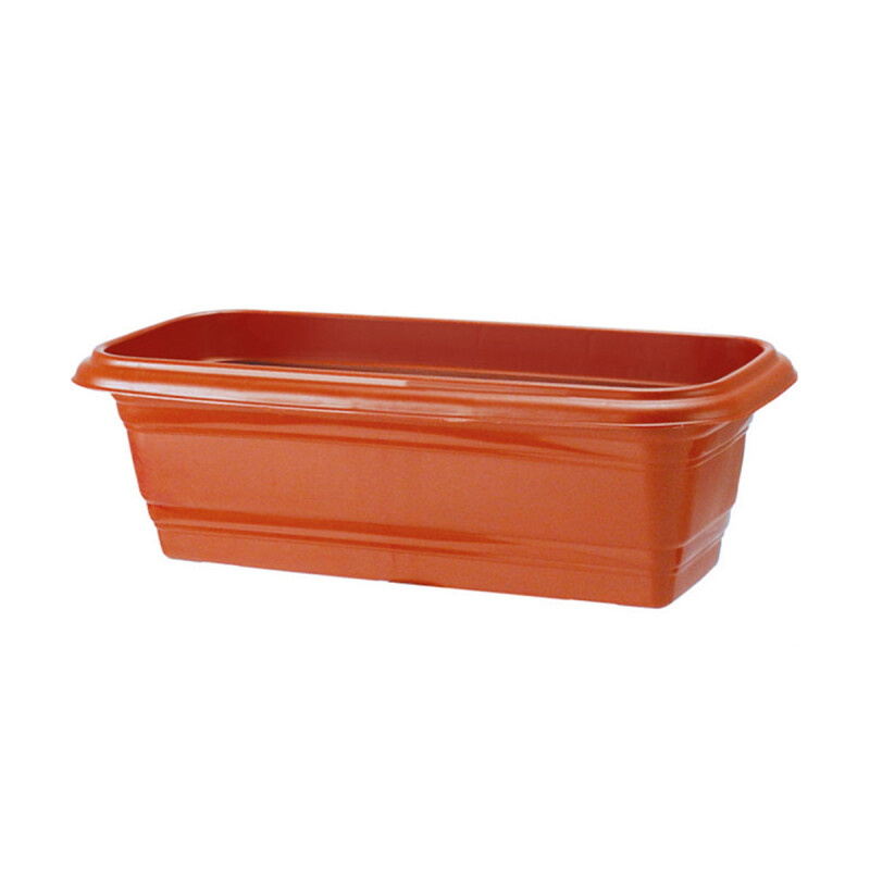 Maceta rectangular 3 lts MARRON