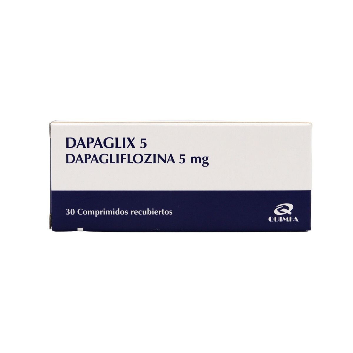 DAPAGLIX 5 MG. CJ X 30 COMP. REC. 