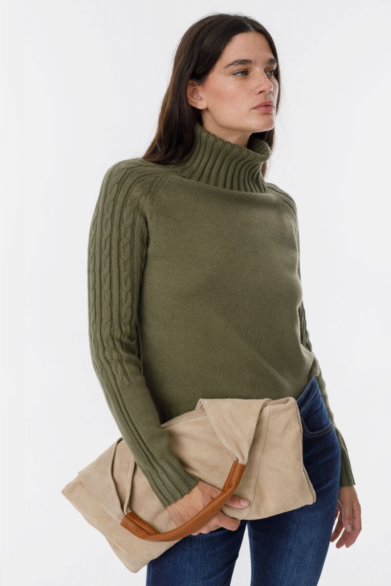 Sweater Espiga Verde Militar