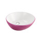 Porcelana Rosa Red Int Bl Ext 45X45X18 De Apoyo