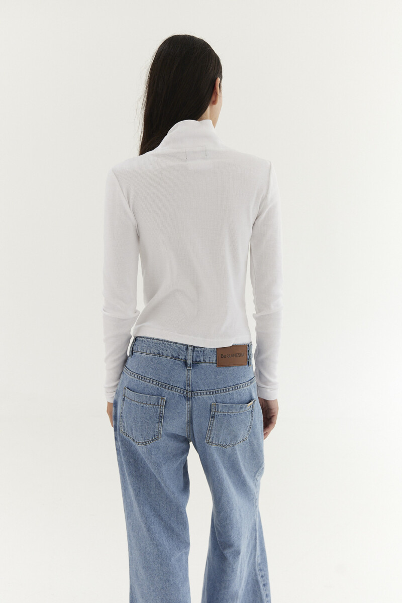 Polera Cross Blanco