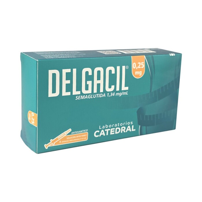 DELGACIL 1,34 MG/ML 0,25 MG CJ X 4 JERIN única