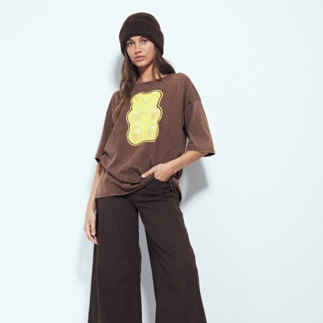 REMERA PEPEROMIA Chocolate