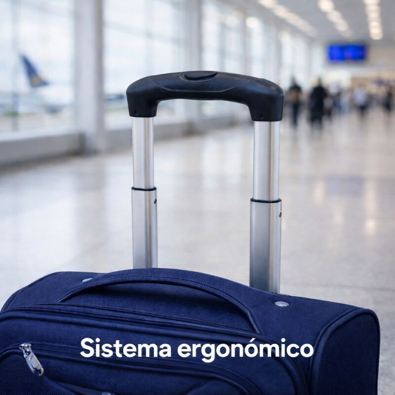 Valija de Tela Oxford con Ruedas 24' Azul