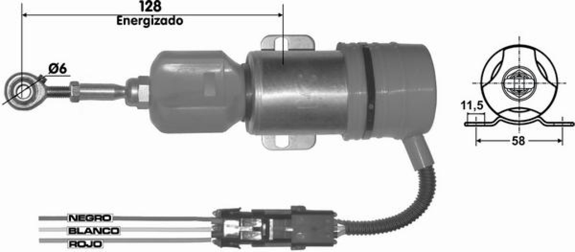 AUTOMATICO DE ARRANQUE - SOLENOIDE CORTE 12V MAQ.CHINA CON TEMPOR. LC 