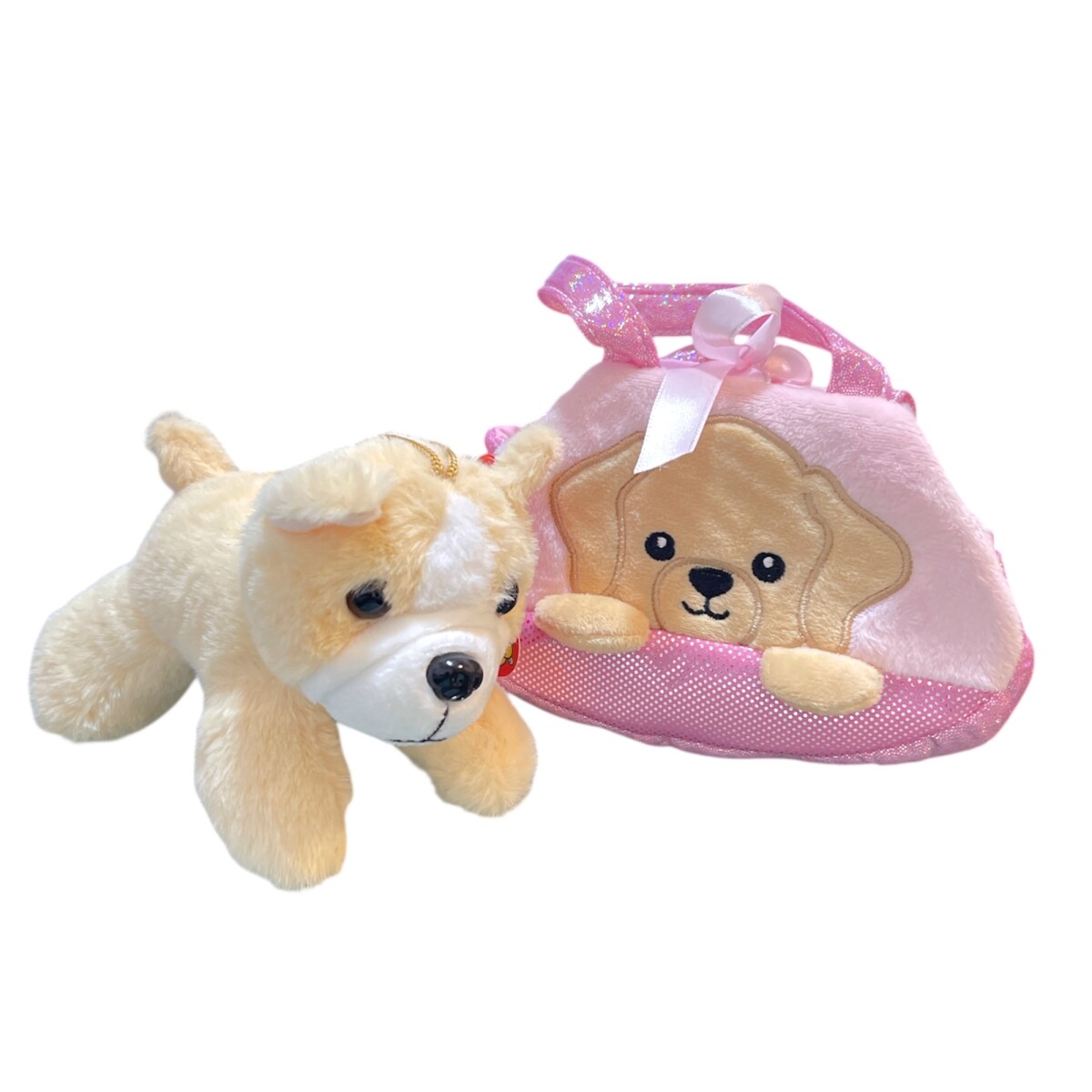 Cartera con Perrito Phi Phi - Beige 