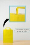 Bolsa lisa acuario 22x10x30 cm AMARILLO