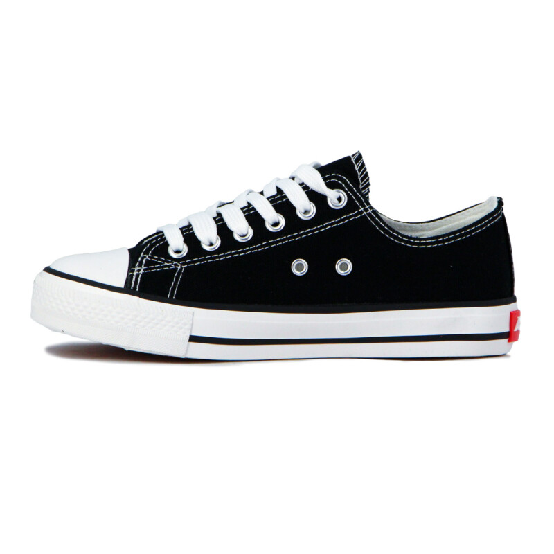 Austral Calzado Lona Casual Acordonado S/baja Negro