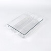 ORGANIZADOR RECT ACRIL TRANSP 23X15X5CM Unica