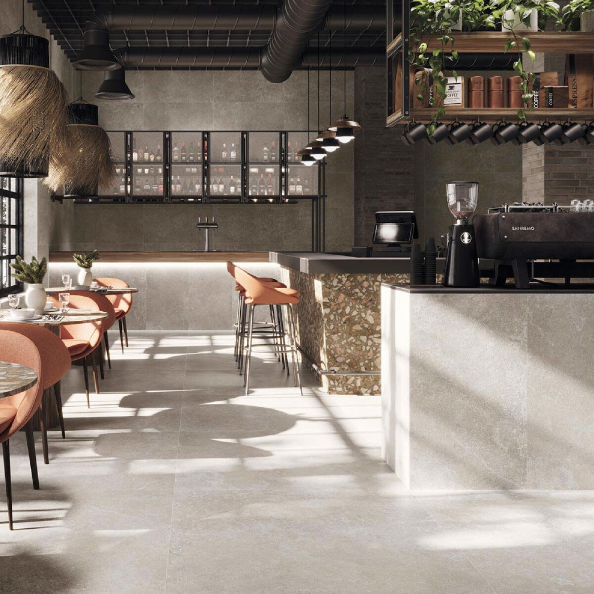 Porcelanato Bella Stone Greige Mate - 1.42m2 