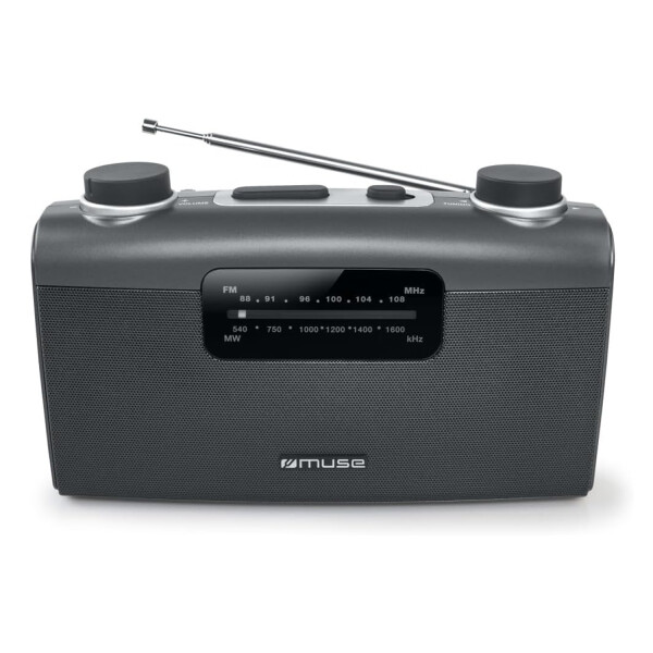 Radio Portátil Muse M058r Doble Banda Ac Dc Pilas RADIO PORTATIL MUSE M058R