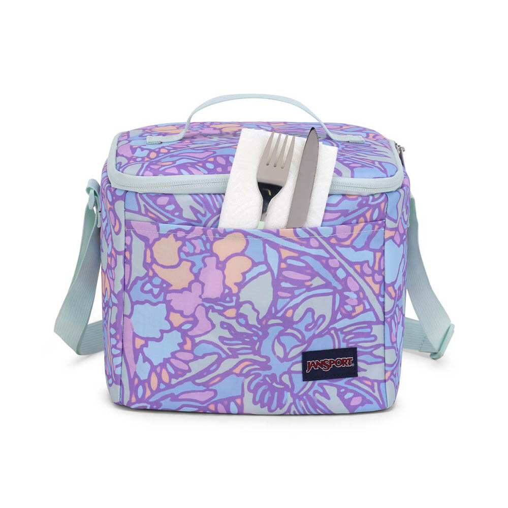 Super Snack Fluid Floral Pastel Lilac