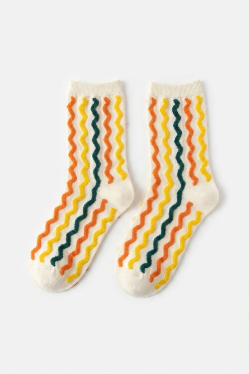 Medias wavy multicolor