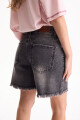 Bermuda De Jean Indigo Negro