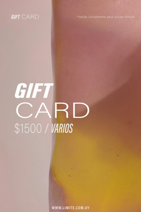 GIFT CARD 1500 VARIOS
