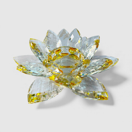 Centro De Mesa Flor De Loto Amarillo