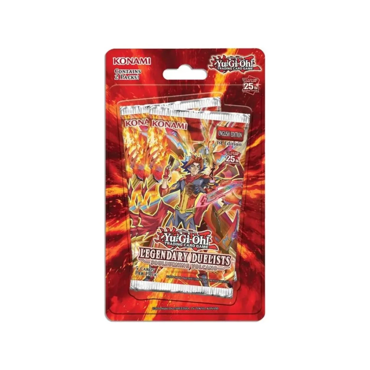 2 Pack Blister Yu-Gi-Oh! Legendary Duelists Soulburning Volcano [Inglés] 