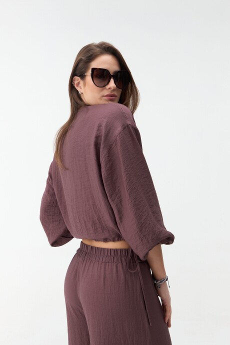 CAMPERA ELYRA Bordó