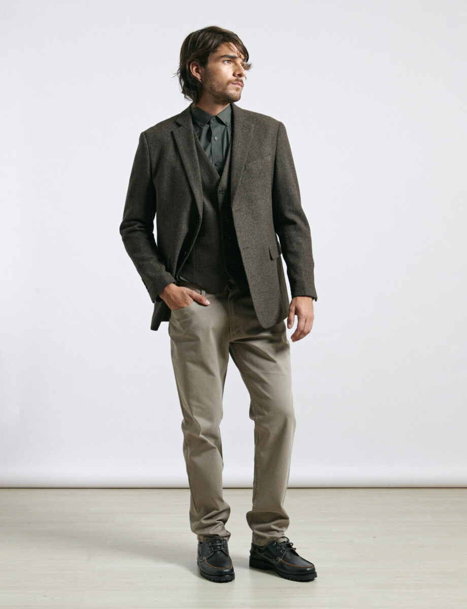 110107 SACO HARRINGTON SELECT Chocolate