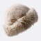 Gorro de Piel Sintética Estilo Cosaco Infantil Beige