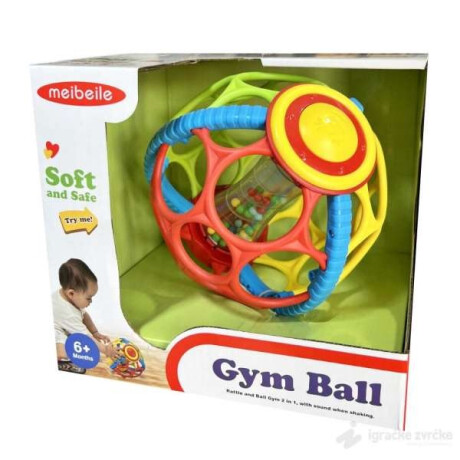 Pelota para bebe de goma con sonido Pelota para bebe de goma con sonido