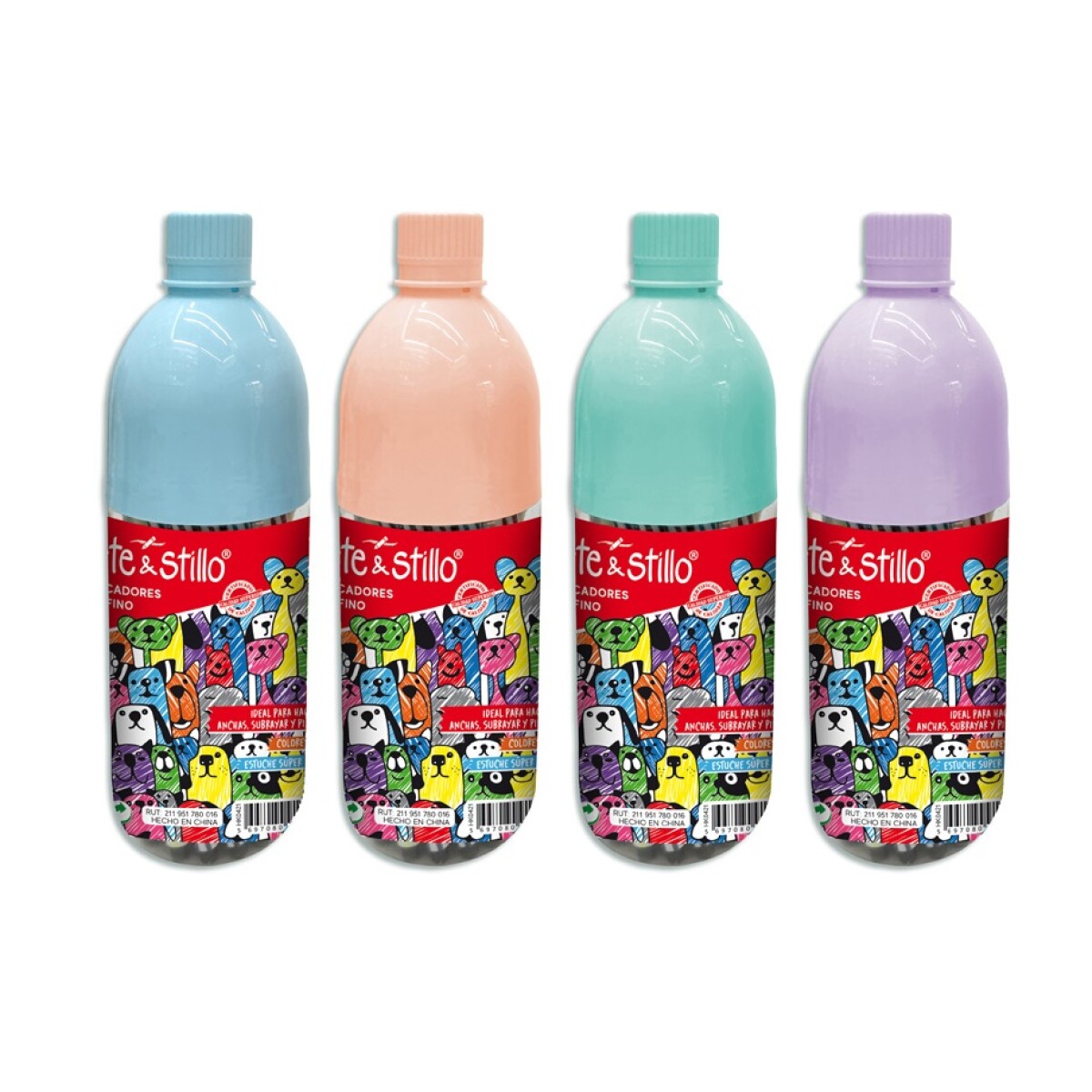 Pack x36 Marcadores Arte Stillo Fino 