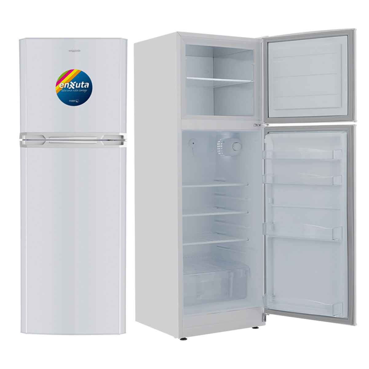 Heladera Enxuta Renx24281fhw 264 Lts - HELADERA ENXUTA BLANCA RENX24281FHW 