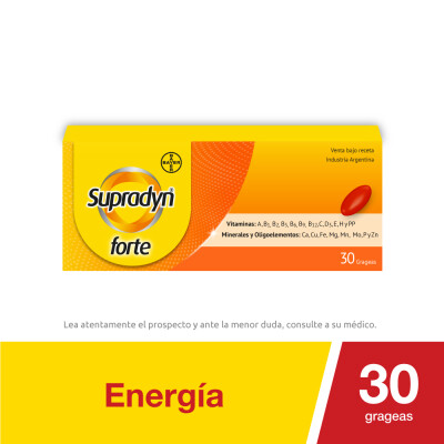 Supradyn Forte 30 Grageas Supradyn Forte 30 Grageas