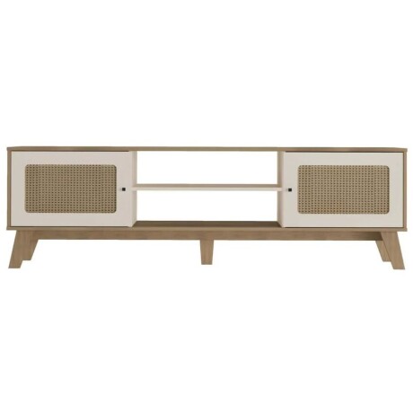 Rack de living Mdf Charlotte Nat/off Rack de living Mdf Charlotte Nat/off