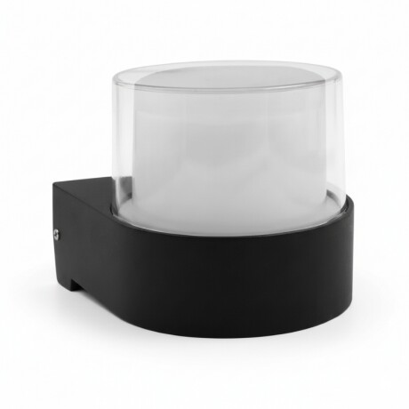 ARTEFACTO EXTERIOR LERMA PARA ADOSAR EN PARED UNIDIRECCIONAL 5W Aplique LED Exterior Lerma Unidireccional 5W Negro